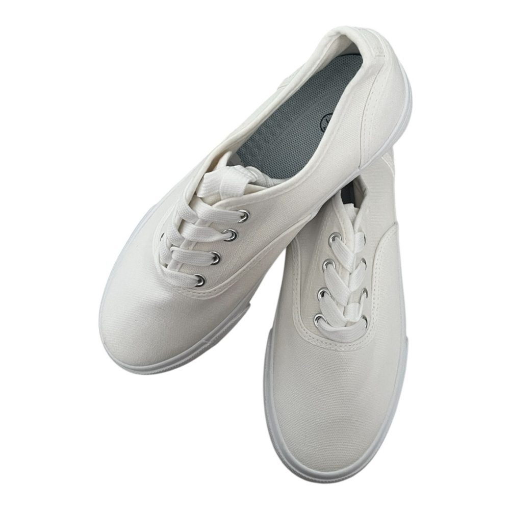 New in Package Classic White Canvas Sneakers